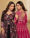 Bandhan By Sayuri Georgette Embroidery Online Gown With Dupatta Wholesale